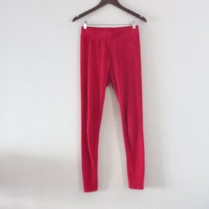JUICY COUTURE cherry red velour leggings